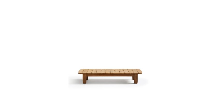Tirant coffee table made from solid teak wood 140 x 70 cm