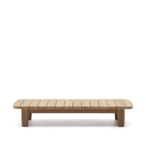 Table basse Tirant en bois de teck FSC 100 % 140 x 70 cm