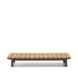 DE_Table basse Turqueta en bois de teck 140 x 70 cm FSC 100 %