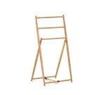 Porte-serviettes Kenta en bois de teck massif 50 x 95 cm