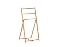 Roxana towel rack in solid teak, 50 x 95 cm