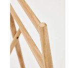 Porte-serviettes Kenta en bois de teck massif 50 x 95 cm