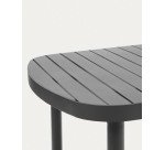 Mesa de exterior Joncols de aluminio con acabado pintado gris 180 x 90 cm