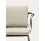 Tabouret Salguer en corde et acier finition peinture marron 66 cm