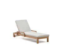 Sonsaura sun lounger made from solid eucalyptus wood