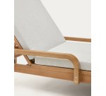 Tumbona Sonsaura de madera maciza de eucalipto