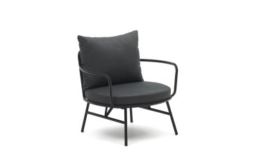 Sessel Bramant - Stoff - Stahlstruktur