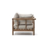 Fauteuil Sacova en bois d'eucalyptus massif