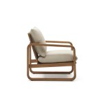 Sacaleta solid eucalyptus wood armchair