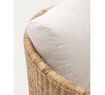 Fauteuil Xoriguer en rotin synthétique et bois d’eucalyptus