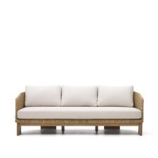 Sofa Xoriguer 3-Sitzer aus Rattan 222 cm