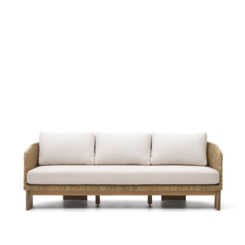 Sofa Xoriguer 3-Sitzer aus Rattan 222 cm