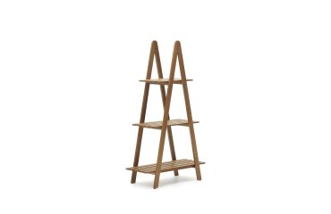 Victora outdoor shelving unit made from solid acacia wood, 80 x 140 cm