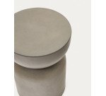 Table d'appoint ronde Garbet en ciment Ø 32 cm
