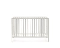 Shantal-ledikant van massief beukenhout, witte afwerking 60 x 120 cm