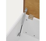 Étagère Abilen en placage de chêne 60 x 40 cm