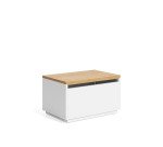 Étagère Abilen en placage de chêne 60 x 40 cm