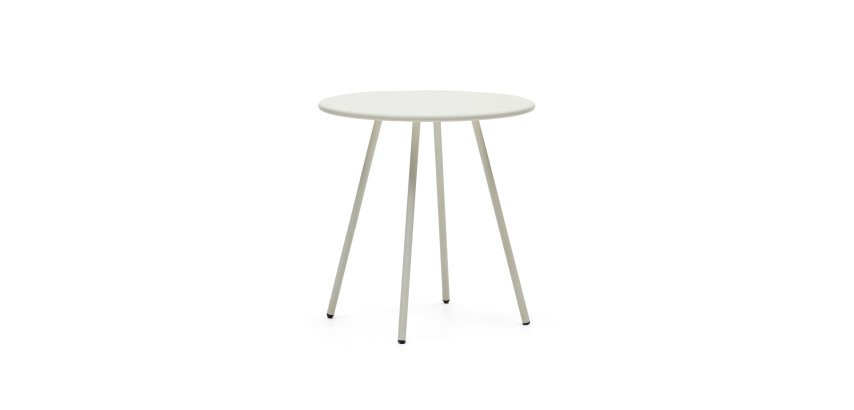 Table d'extérieur ronde  Montjoi - structure acier Ø 70 cm