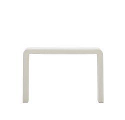 Consola Aiguablava de cemento blanco 120 x 80 cm