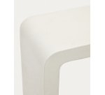 Consola Aiguablava de cemento blanco 120 x 80 cm