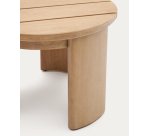 Table auxiliaire Xoriguer en bois d’eucalyptus Ø 64,5 cm
