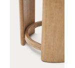 Table auxiliaire Xoriguer en bois d’eucalyptus Ø 63,5 cm