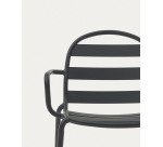 Chaise d'extérieur Joncols - structure aluminium grise