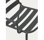 Chaise d'extérieur Joncols - structure aluminium grise