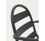 Chaise d'extérieur Joncols - structure aluminium grise