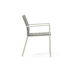Chaise de jardin Culip en corde et aluminium blanc