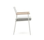 Chaise d'extérieur Bona aluminium - Blanche
