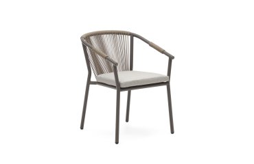 Buitenstoel Xelida - touw en aluminium