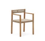 Chaise Giverola en bois de teck massif