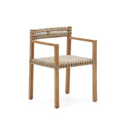 DE_Chaise Giverola en bois de teck massif