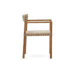 Chaise Giverola en bois de teck massif