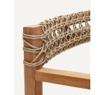 Chaise Giverola en bois de teck massif