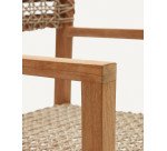 Chaise Giverola en bois de teck massif