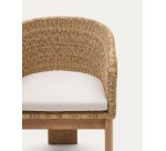 Chaise Xoriguer en rotin synthétique et bois d’eucalyptus