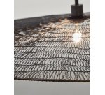 Plafonnier Makai en métal avec finition noire Ø 100 cm