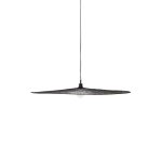 Plafonnier Makai en métal avec finition noire Ø 100 cm