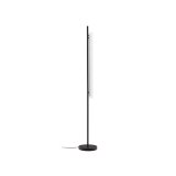 Lampadaire Vauxall en métal et verre givré