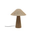 Lampe de table Renee en jute naturelle