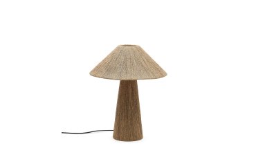 Lampe de table Renee en jute naturelle