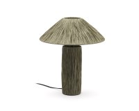 Samse table lamp in green raffia