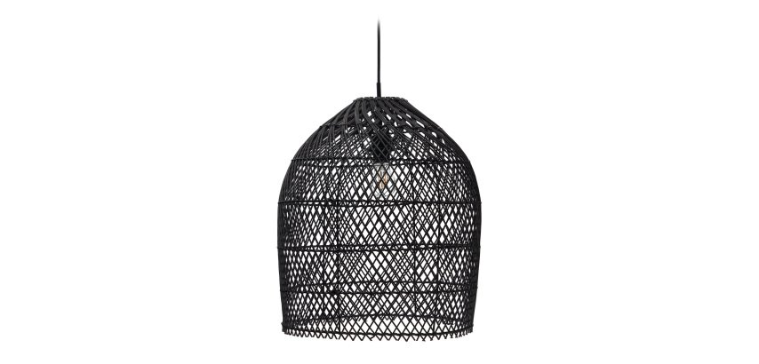 Abat-jour pour suspension Domitila rotin Ø 44 cm