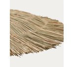 Pantalla para lámpara de techo Gualta de fibras naturales con acabado natural Ø 50 cm