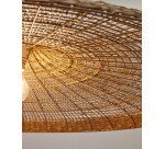 Abat-jour pour suspension Cruilles en fibres naturelles avec finition naturelle Ø 100 cm