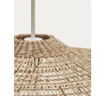 Abat-jour pour suspension Cruilles en fibres naturelles avec finition naturelle Ø 100 cm