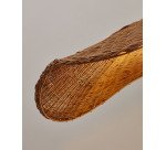 Abat-jour pour suspension Bisbal en rotin avec finition naturelle Ø 80 cm