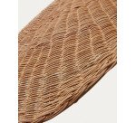 Abat-jour pour suspension Bisbal en rotin avec finition naturelle Ø 80 cm